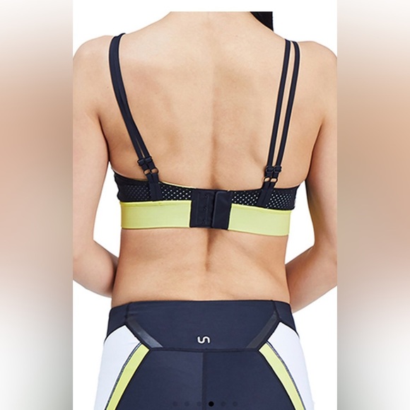 NWT Urban Savage Mccarren Sports Bra in Citrus & Black Size M - Picture 3 of 8